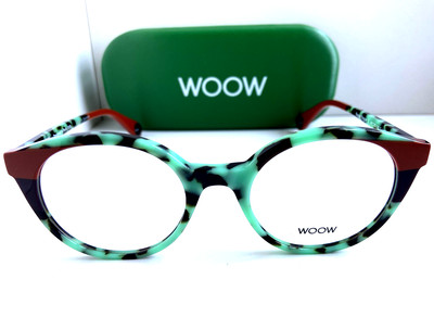 WOOW Paris Sugar Sugar 2 4553 49mm Green Round Men's Women's Eyeglasses Frame .