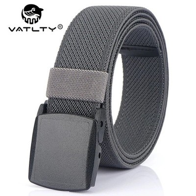 VATLTY Metal Free Men's Elastic Belt Strong Engineering Plastic Quick Release Ny