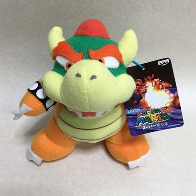 Super Mario 64 Bowser 1996 Vintage Plüschtier Retro Japan Guter Zustand