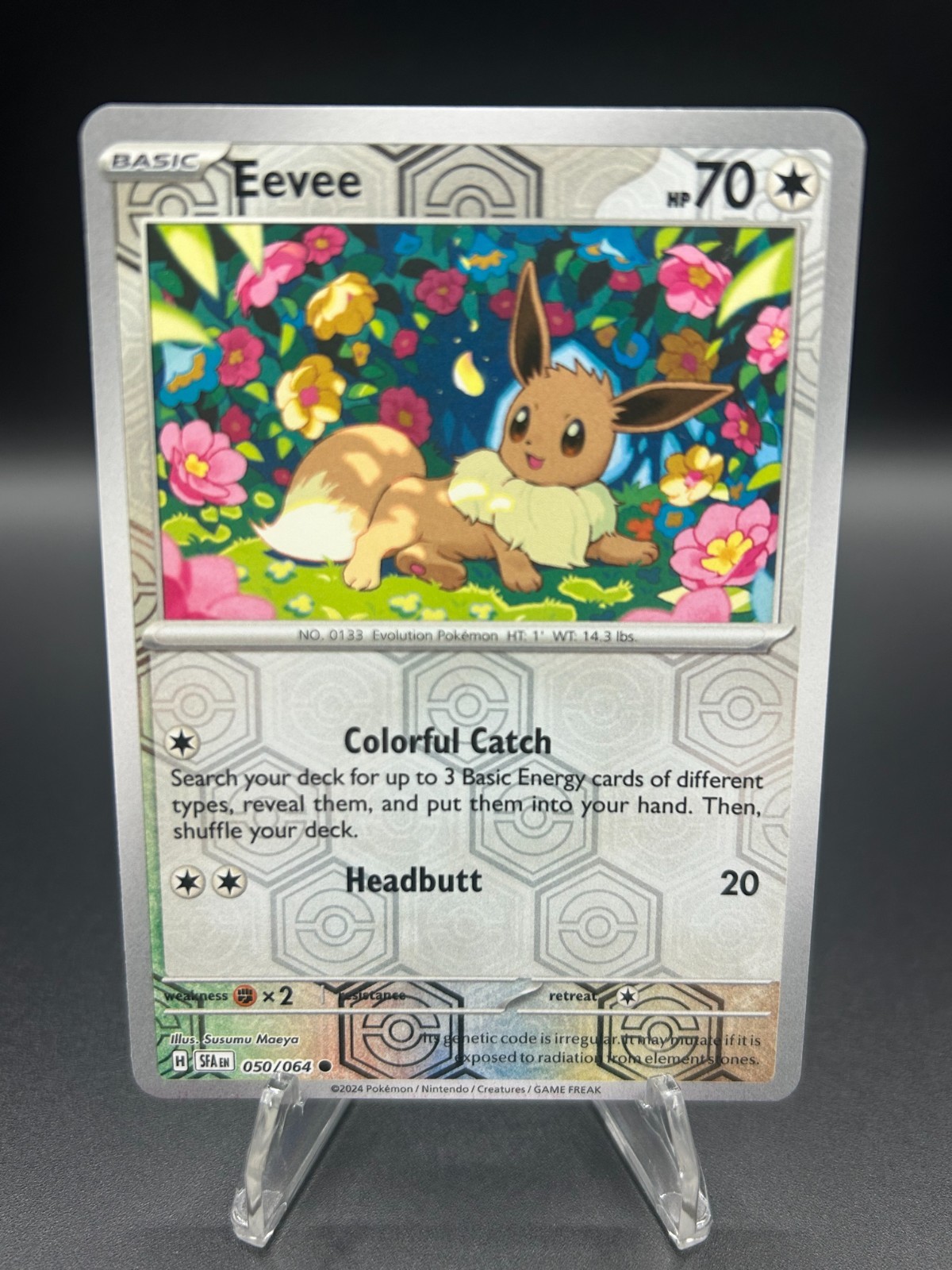 • Eevee • 050/064 Reverse Holo SV: Shrouded Fable Pokemon TCG NM