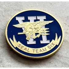 SEAL TEAM SIX (6) CHALLENGE COIN-US Navy Special Warfare Development Group