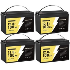 12V 100Ah LiFePO4 Lithium Battery Deep Cycles RV Marine Trolling Motors Off-grid