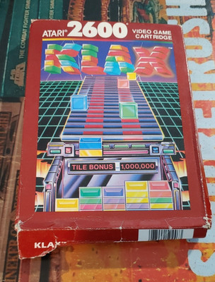 Klax (ATARI 1989) (Modul, Manual, Box) works Classic VCS 2600 8-bit