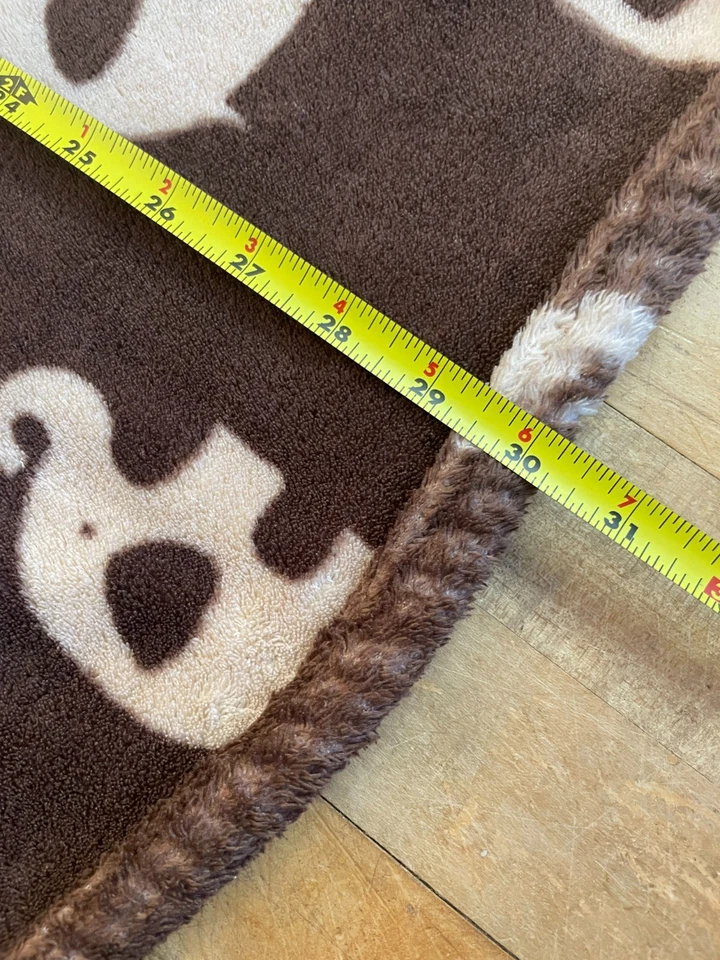 Tiddliwinks Brown Tan Elephant Baby Blanket Security Lovey 30x40" - Image 2 of 4