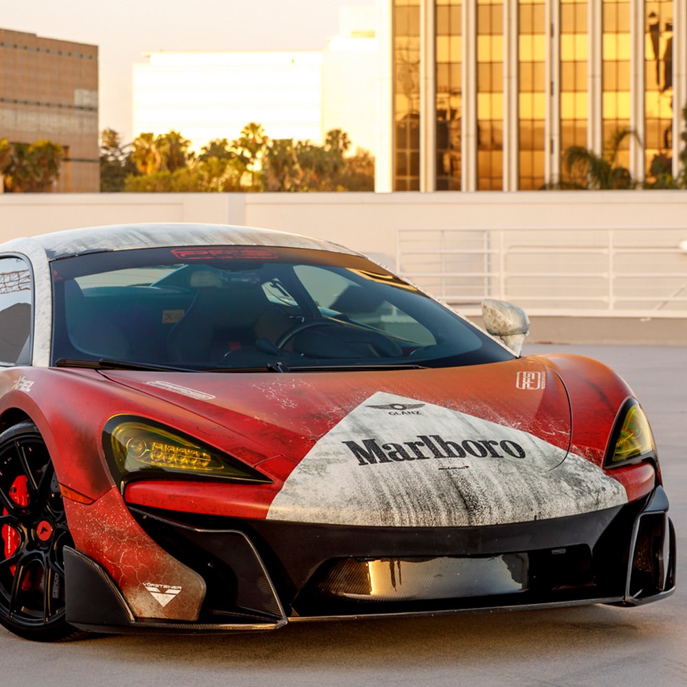 Vorsteiner 570-VX Front Bumper with Front Carbon Fiber Spoiler