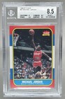 0013330528 Michael Jordan 1986 Fleer #57 Rookie RC BGS 8.5 w/9.5 EDGES