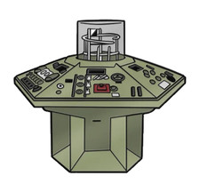 DR WHO 3RD THIRD DOCTOR TARDIS CONSOLE ENAMEL PIN BADGE NEW