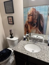 TENDA DOCCIA MADONNA SEX BOOK FOTO MOLTO UNICA!