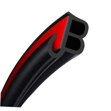 2 in 1 Car Door Seal Strip Car Weather Stripping Door Edge Guards Universal 