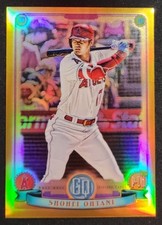 SHOHEI OHTANI 2019 TOPPS CHROME GYPSY QUEEN GOLD BOX TOPPER [ MISSING #'S ] RARE