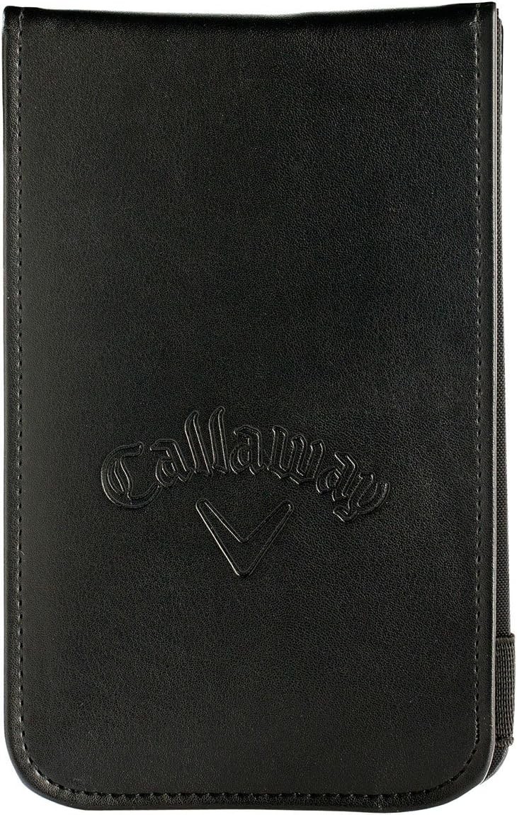 Leather Scorecard Holder , Black, 7" X 4.25"