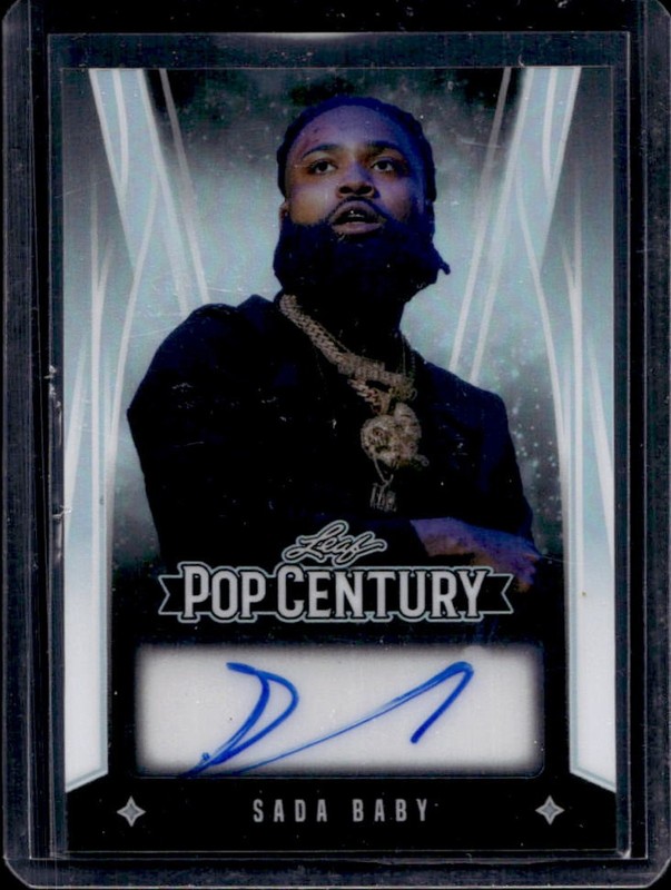 2025 Leaf Metal Pop Century Sada Baby Auto Autograph Prismatic Silver #/25