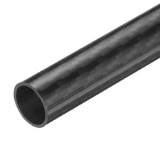 1 Pcs Carbon Fiber Tube 12 x 14 x 330mm Glossy Surface Rod Carbon Round Tubing