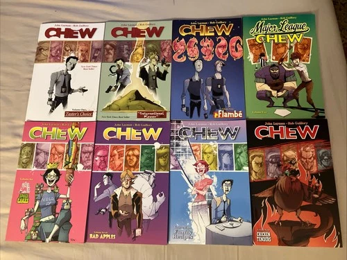 TPB CHEW Vol. 1 2 4 5 6 7 8 & 9 LOT SET RUN Image Comics 2009 Trade Paperback