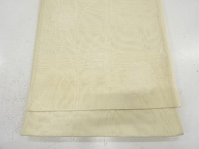 7762017: JAPANESE KIMONO / ANTIQUE SUMMER FUKURO OBI / SILK / WOVEN FLOWER