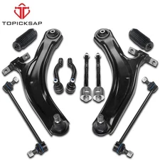 10PC Suspension Kit Control Arm Ball Joint TieRod Fit 08-13 Nissan Rogue