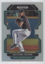 2022 Panini Prizm Draft Picks Silver Prizm Michael Knorr #PDP103 0h29