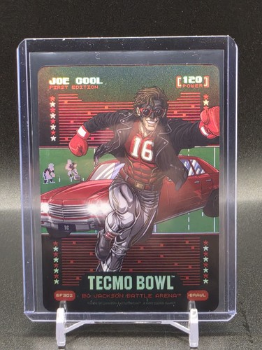 Brawl Tecmo Bowl Bo Jackson Battle Arena Joe Cool 1st Edition Card #182 2020