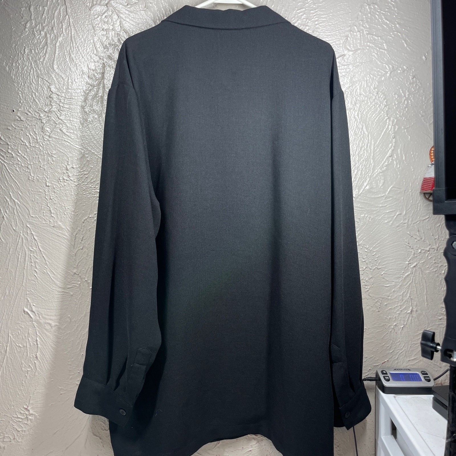 Syllables System Black Long Sleeve Button Up Embr… - image 4