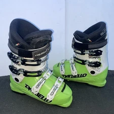 Dalbello Scorpion Ski Boots Size 23.5 Unisex Flex 60 Green/white