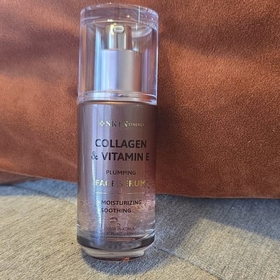 Skin Synergy Collagen & Vitamin E Moisturizing Soothing Face Serum 2.02 fl oz