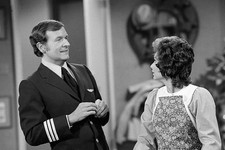 Bill Daily as Howard Borden and Suzanne Pleshette as Emily Hartley- Old Photo
