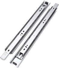 1 Pair 15 Inch Full Extension Ball Bearing Side Mount Drawer Slides 100 Lb