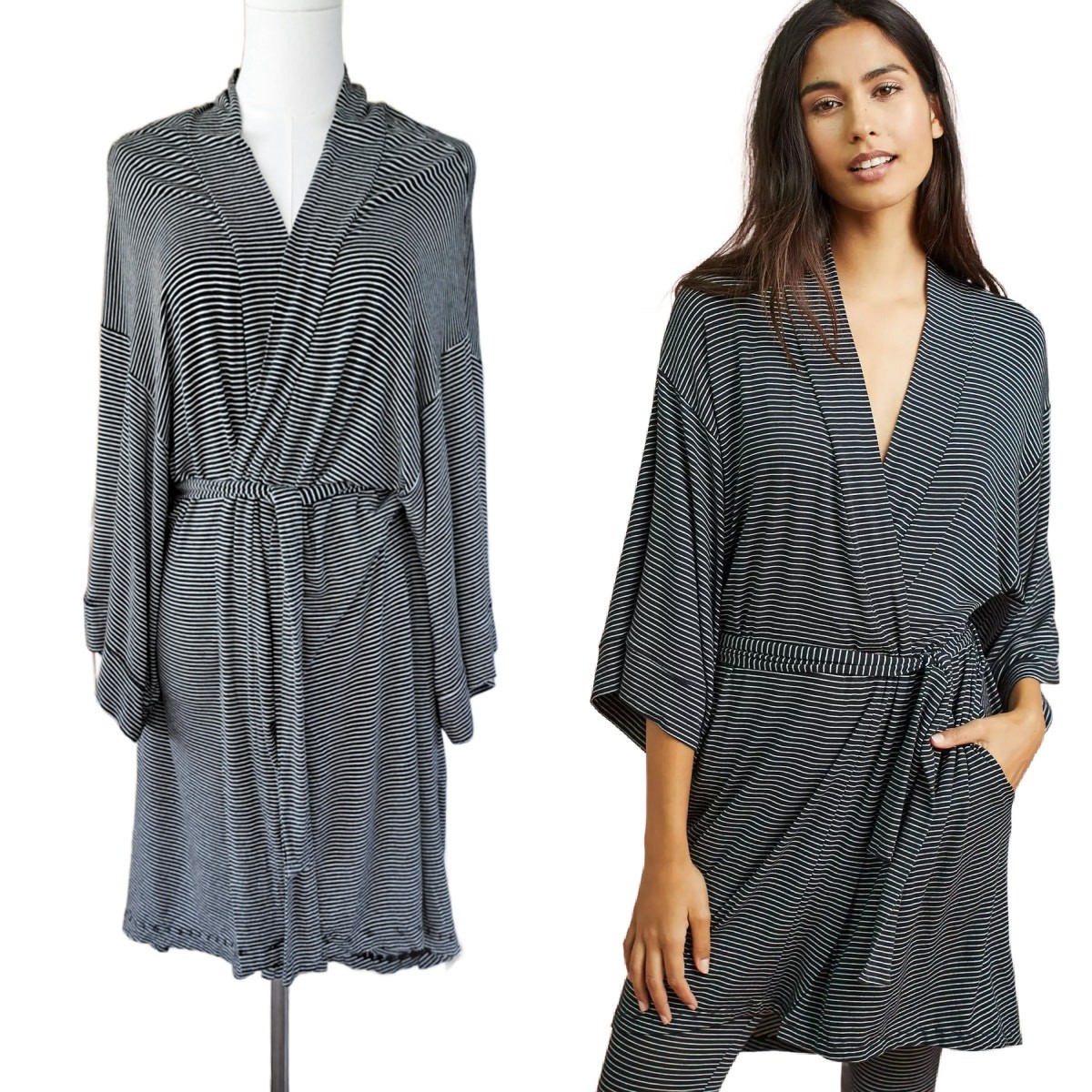 Anthropologie MAISON DU SOIR Florence Knit Stripe… - image 1
