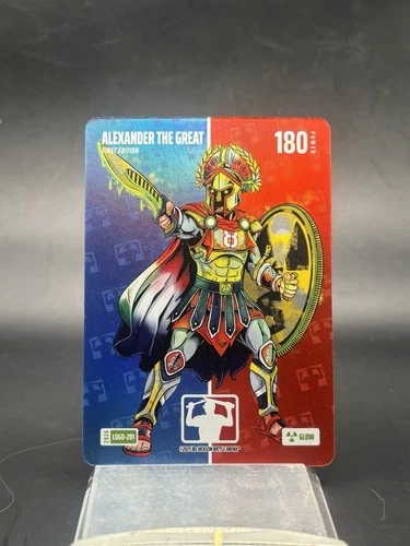 Bo Jackson Battle Arena Alexander The Great Logo Glow Battlefoil SSP