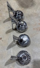 Lot Of 4 - 1960s Ford Crestline Fender Mirrors Chrome