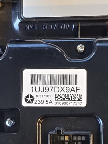 2013-2018 Dodge Ram 1500 2500 3500 Radio Climate Control Bezel OEM 1UJ97DX9AF - Picture 3 of 17