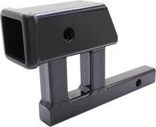 1-1/4" to 2" Hitch Adapter 5" Rise and Drop 5" Short Shank Length 5" Rise/Drop