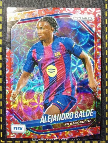 2025-26 PANINI PRIZM FIFA SOCCER #256 ALEJANDRO BALDE SNAKE YEAR CHOICE /48 (RS