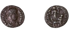 Roman Empire Coin ¼ Of Maiorina Constantine 348-349 A.D.