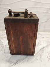 Antique Ford Model T Wooden-cased Ignition Coil Buzz Coil