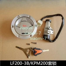 1set For LIFAN KPM 200 Lock Start Key Fuel Tank Lock Car Locks Start Locks