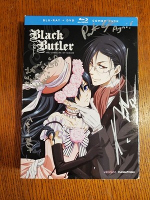 SIGNED -Black Butler the Complete First Season Blu-ray/DVD 2012 7 Disc Set