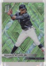 2018 Panini Chronicles Spectra Neon Green Prizm 34/49 Ronald Acuna Jr #78 2x6