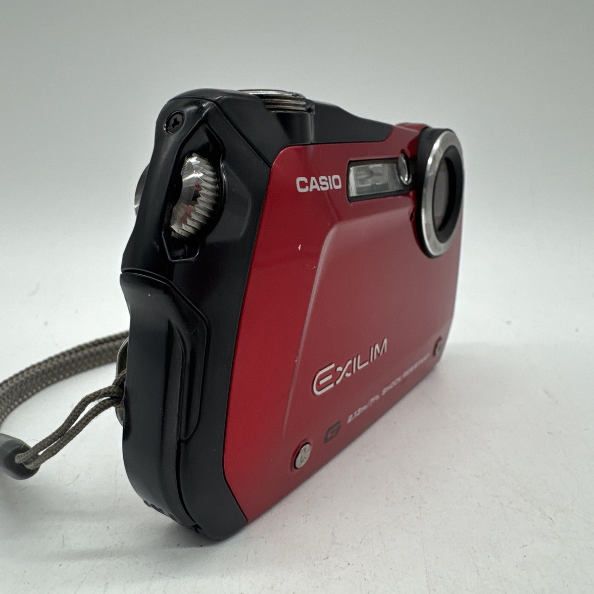 Casio EXILIM EX-G1 12.1MP Digital Camera Shock Resistant Red W