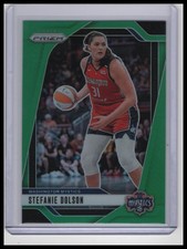 2024 Panini Prizm WNBA #34 Stefanie Dolson Green Prizms