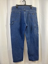Y2K Dickies Men's Carpenter Jeans 40x32 Workwear Pants Baggy