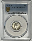 1931 D  MERCURY DIME PCGS MS 66+ FB