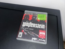 Wolfenstein: The New Order PS3 (PlayStation 3, 2014) CIB Complete, Tested