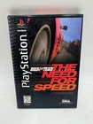 The Need For Speed Playstation 1 PS1 Complete CIB w/foam Insert Long Box Great!