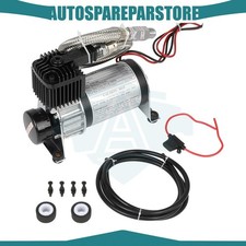 130 Psi Black Air Compressor 12v For Train Horn High Pressure Air 130 Psi Black Air Compressor 12v For Train Horn High Pressure Air