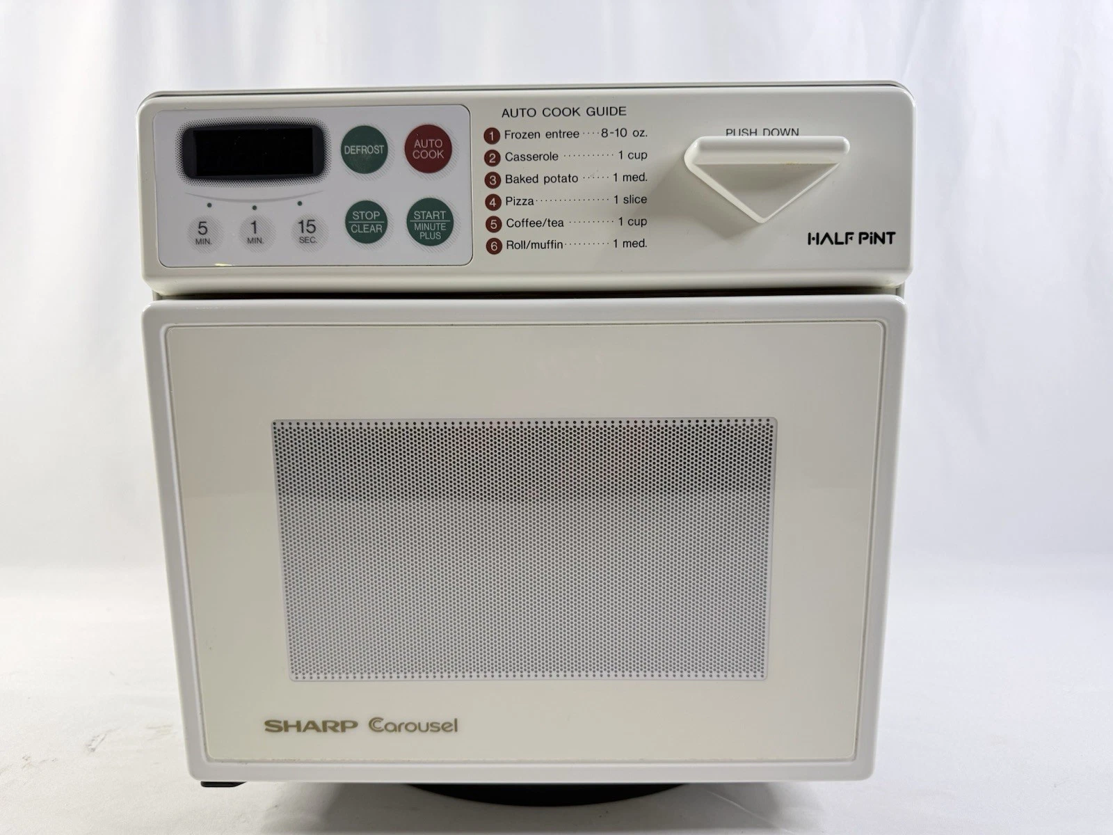 Sharp Half Pint Compact Microwave R-1A56 Dorm RV Tiny Home Boat 13" 120V 8A 600W
Opens in a new wind