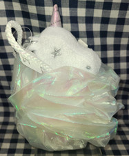Bath Body Works Iridescent Unicorn Bath Sponge Loofah New Exfoliating Large