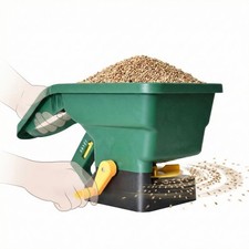 Handstreuer Handschutz 3 Liter Düngerstreuer Saatgut Streu Salz Streuer Gerät