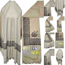 Super Thick Premium High Quality Kashmiri Embroidered Shawl Parna Chadar 700g