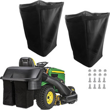 Set of 2 AM122416 for John Deere Equipment Grass Bags 100 Series Bagger